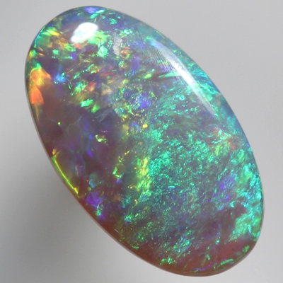 SOLID CRYSTAL OPAL Bright Floral Harlequin pattern
